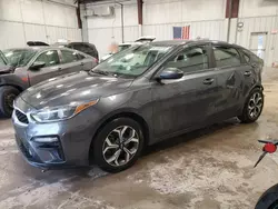 Salvage cars for sale at Franklin, WI auction: 2019 KIA Forte FE