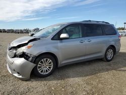 Toyota Sienna xle salvage cars for sale: 2012 Toyota Sienna XLE