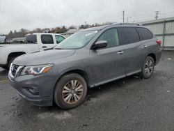 Salvage cars for sale at Pennsburg, PA auction: 2018 Nissan Pathfinder S