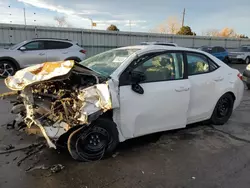 Salvage cars for sale at Littleton, CO auction: 2015 Toyota Corolla L