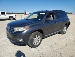 Salvage cars for sale at New Braunfels, TX auction: 2013 Toyota Highlander Base