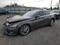 Salvage cars for sale at Hillsborough, NJ auction: 2017 Infiniti Q50 Premium