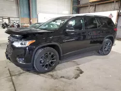 Salvage cars for sale at Eldridge, IA auction: 2020 Chevrolet Traverse RS