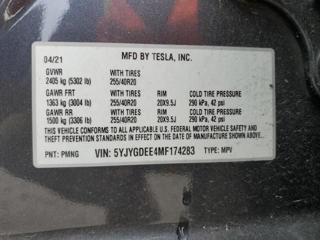 2021 Tesla Model Y