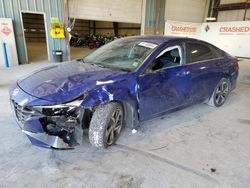 Salvage cars for sale at Eldridge, IA auction: 2022 Hyundai Elantra Limited