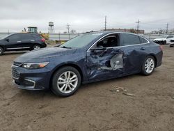 Chevrolet salvage cars for sale: 2018 Chevrolet Malibu LT