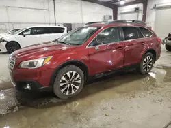 Salvage cars for sale from Copart Avon, MN: 2017 Subaru Outback 2.5I Limited