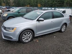 Salvage cars for sale at Graham, WA auction: 2013 Volkswagen Jetta SE