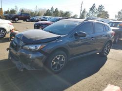 Salvage cars for sale at Denver, CO auction: 2018 Subaru Crosstrek