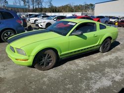 Salvage cars for sale at Spartanburg, SC auction: 2006 Ford Mustang