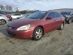 Honda Accord ex salvage cars for sale: 2004 Honda Accord EX