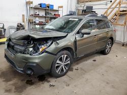 Salvage cars for sale from Copart Ham Lake, MN: 2018 Subaru Outback 3.6R Limited