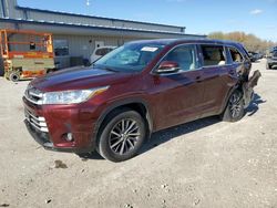 Toyota Highlander Vehiculos salvage en venta: 2018 Toyota Highlander SE