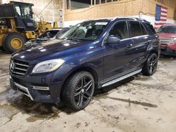 Mercedes-Benz m-Class salvage cars for sale: 2013 Mercedes-Benz ML 550 4matic