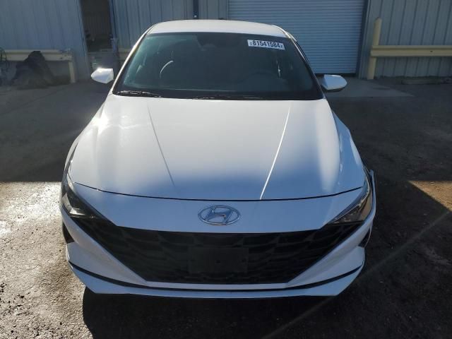 2021 Hyundai Elantra Blue