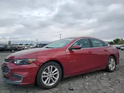 Salvage cars for sale at Colton, CA auction: 2018 Chevrolet Malibu Hybrid