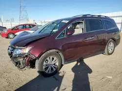 Salvage cars for sale at Adelanto, CA auction: 2015 Honda Odyssey EX