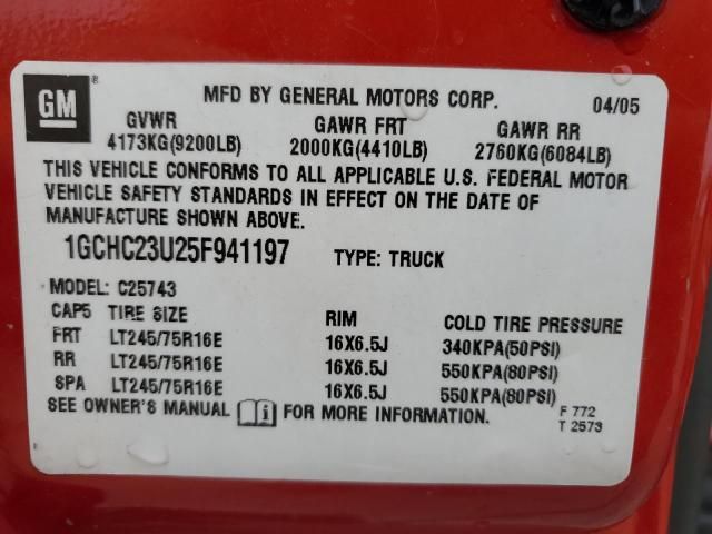 2005 Chevrolet Silverado C2500 Heavy Duty