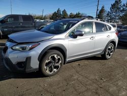 Salvage cars for sale from Copart Denver, CO: 2021 Subaru Crosstrek Limited