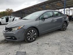 Salvage cars for sale at Cartersville, GA auction: 2013 Honda Civic EXL