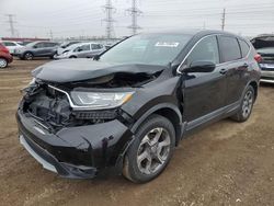 Salvage cars for sale from Copart Elgin, IL: 2017 Honda CR-V EX