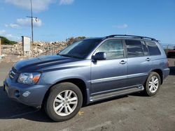 Salvage cars for sale from Copart Kapolei, HI: 2006 Toyota Highlander Hybrid