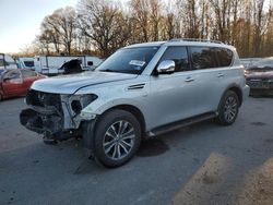 Salvage cars for sale at Glassboro, NJ auction: 2019 Nissan Armada SV