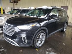 Carros con título limpio a la venta en subasta: 2017 Hyundai Santa FE SE Ultimate