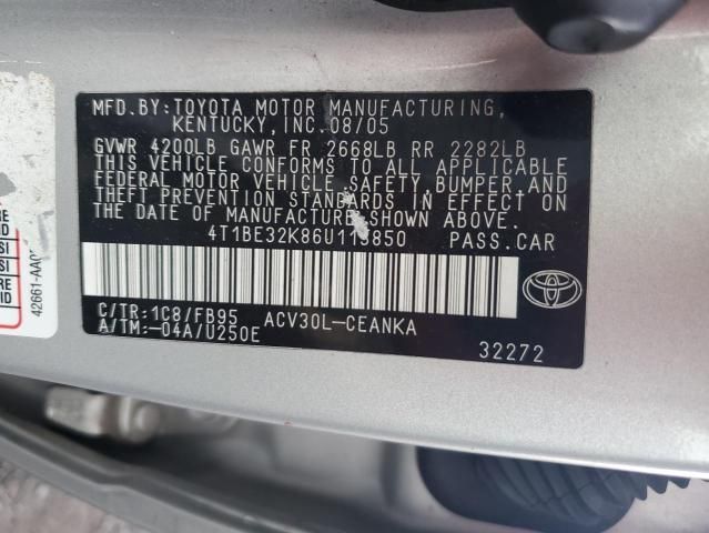 2006 Toyota Camry LE