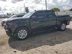 Chevrolet salvage cars for sale: 2019 Chevrolet Silverado C1500 Custom