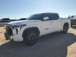 Salvage cars for sale at Andrews, TX auction: 2023 Toyota Tundra Crewmax SR