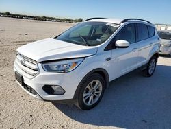 Salvage cars for sale at San Antonio, TX auction: 2018 Ford Escape SE