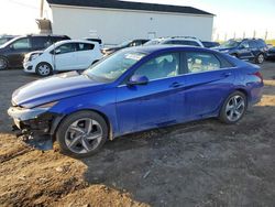 Salvage cars for sale at Portland, MI auction: 2023 Hyundai Elantra Limited