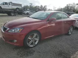 Salvage cars for sale at Riverview, FL auction: 2012 Lexus IS 250