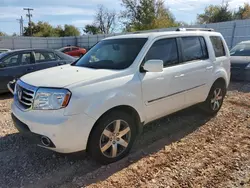 Salvage cars for sale at Oklahoma City, OK auction: 2012 Honda Pilot Touring