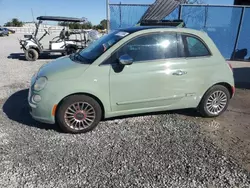 Salvage cars for sale at Riverview, FL auction: 2012 Fiat 500 Lounge