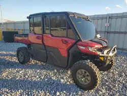 Salvage motorcycles for sale at Barberton, OH auction: 2024 Can-Am Defender Max Limited Cab HD10