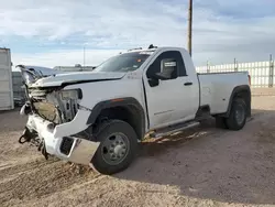 Salvage cars for sale at Andrews, TX auction: 2022 GMC Sierra K3500