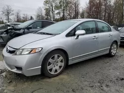 Salvage cars for sale at Waldorf, MD auction: 2010 Honda Civic LX