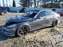 Salvage cars for sale at Windsor, NJ auction: 2013 Mercedes-Benz C 300 4matic