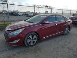 Salvage cars for sale from Copart Houston, TX: 2012 Hyundai Sonata Hybrid