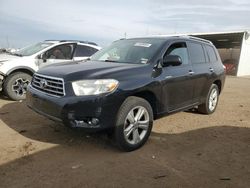 Salvage cars for sale from Copart Brighton, CO: 2008 Toyota Highlander Limited