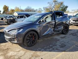 Salvage cars for sale at Wichita, KS auction: 2021 Tesla Model X