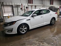 Salvage cars for sale at Elgin, IL auction: 2015 KIA Optima LX