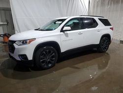 Salvage cars for sale at Central Square, NY auction: 2019 Chevrolet Traverse High Country