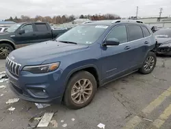 Salvage cars for sale at Pennsburg, PA auction: 2021 Jeep Cherokee Latitude LUX