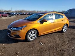 Vehiculos salvage en venta de Copart Chicago Heights, IL: 2017 Chevrolet Cruze LT