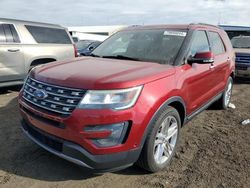 Salvage cars for sale at Brighton, CO auction: 2016 Ford Explorer Limited