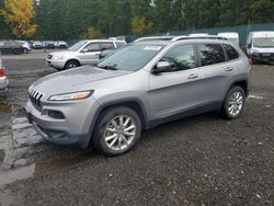 2016 Jeep Cherokee Limited en venta en Graham, WA