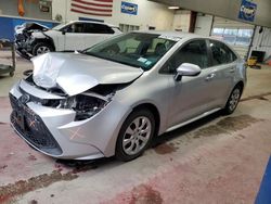 Salvage cars for sale at Angola, NY auction: 2021 Toyota Corolla LE